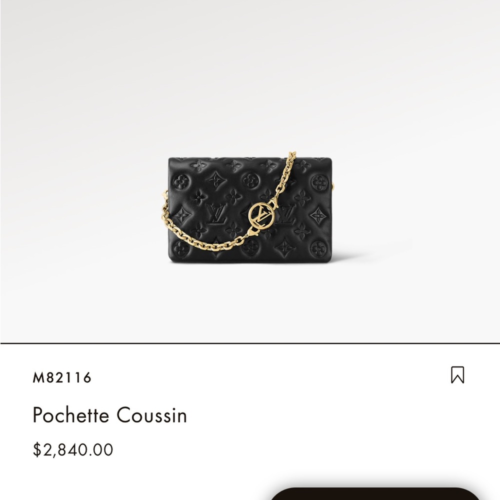 Louis Vuitton Pochette Coussin purse